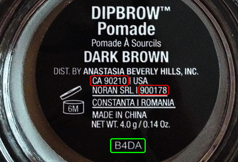 Kod kelompok Anastasia Beverly Hills, LLC