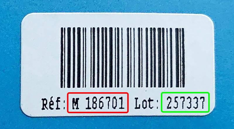 Sisley c.f.e.b. SAS batch code